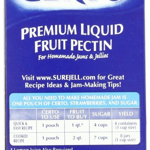 certo pectin fruit liquid certo 364296