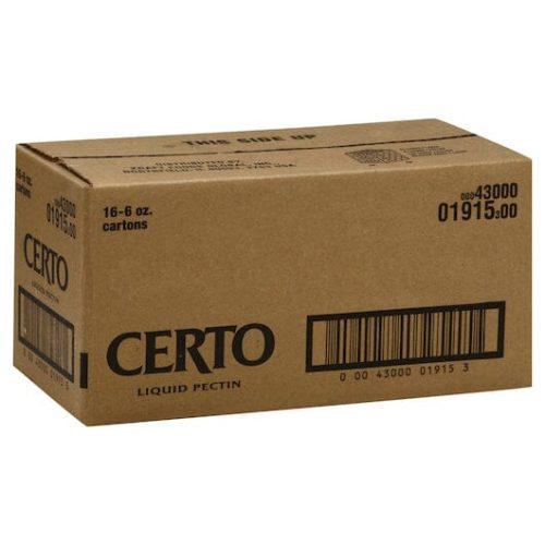 Certo Pectin Fruit Liquid Certo Original 6 Fl Oz-16 Count