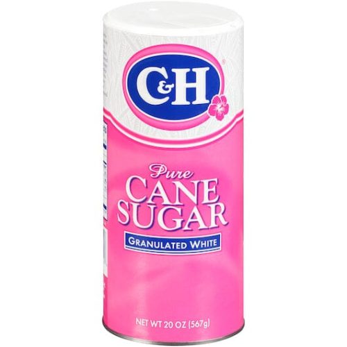 C&H Cane Sugar Canisters C&H 20 Ounce