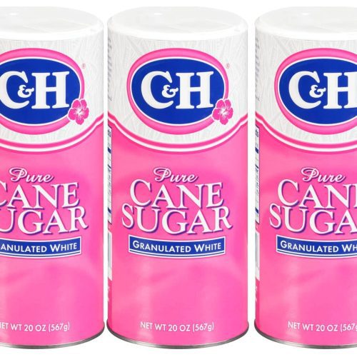 C&H Cane Sugar Canisters C&H 20 Oz-3 Count 