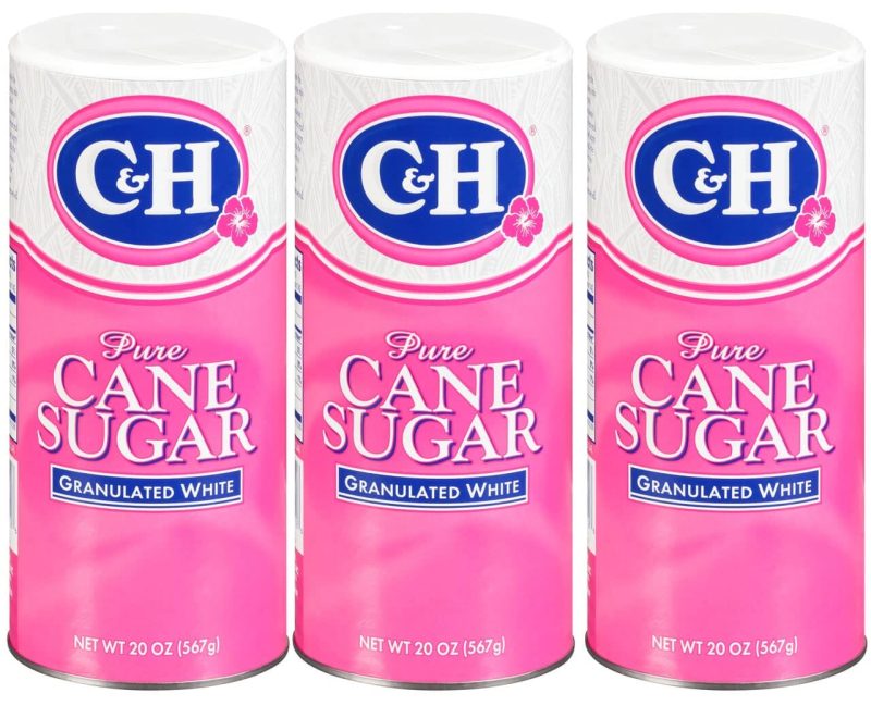 C&H Cane Sugar Canisters C&H 20 Oz-3 Count