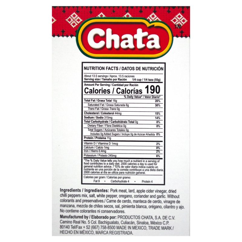 chata chilorio shredded seasoned meat chata 581981