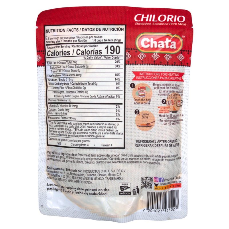 chata chilorio shredded seasoned meat chata 956332