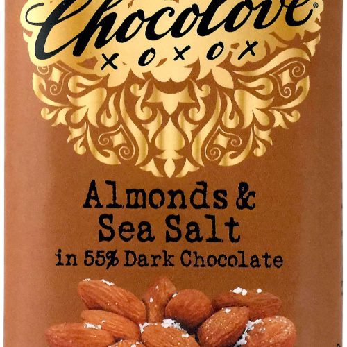 Chocolove Premium Chocolate Bars Meltable Chocolove Almonds & Sea Salt 3.2 Ounce 