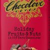 Chocolove Premium Chocolate Bars Meltable Chocolove Holiday Fruits & Nuts 3.2 Ounce