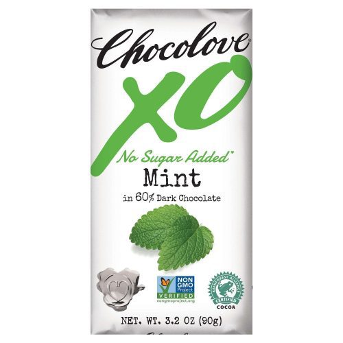 Chocolove XO Premium Chocolate Bars Meltable Chocolove Mint - Dark 3.2 Ounce 