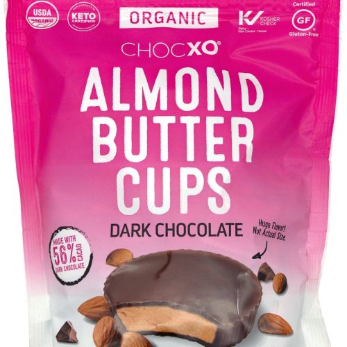 ChocXO Organic Dark Chocolate Almond Butter Cups ChocXO 14.8 Ounce 