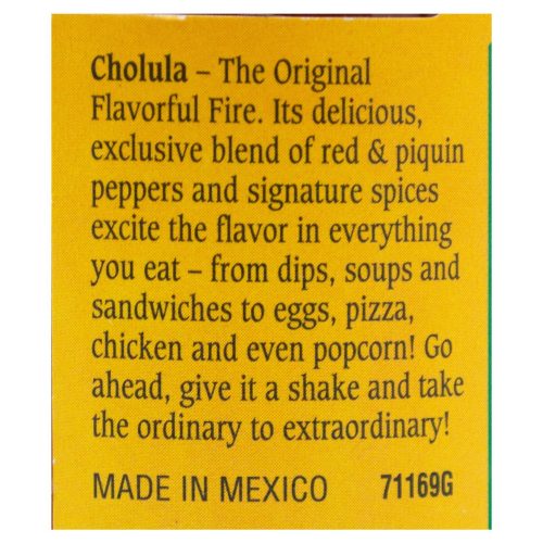 cholula hot sauce cholula 782353