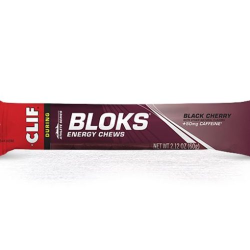 CLIF BLOKS Energy Chews CLIF Black Cherry 2.12 Ounce 