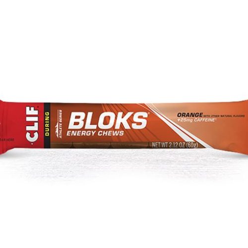 CLIF BLOKS Energy Chews CLIF Orange 2.12 Ounce 