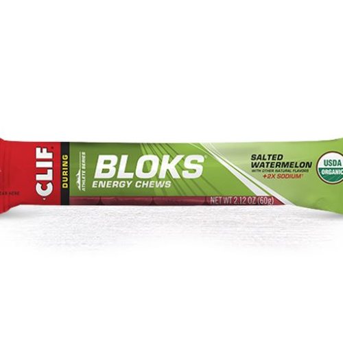 CLIF BLOKS Energy Chews CLIF Salted Watermelon 2.12 Ounce 