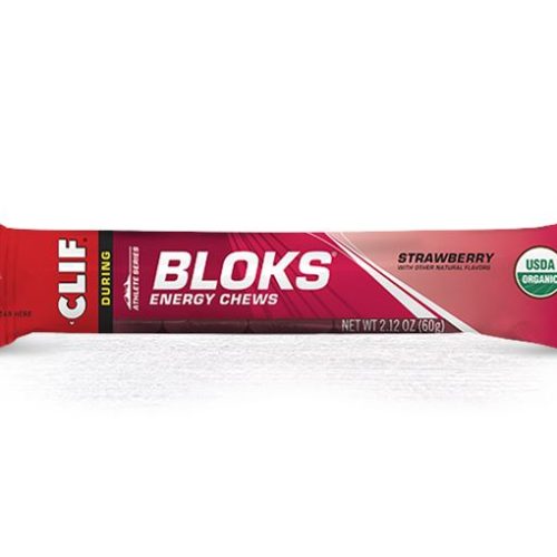 CLIF BLOKS Energy Chews CLIF Strawberry 2.12 Ounce 