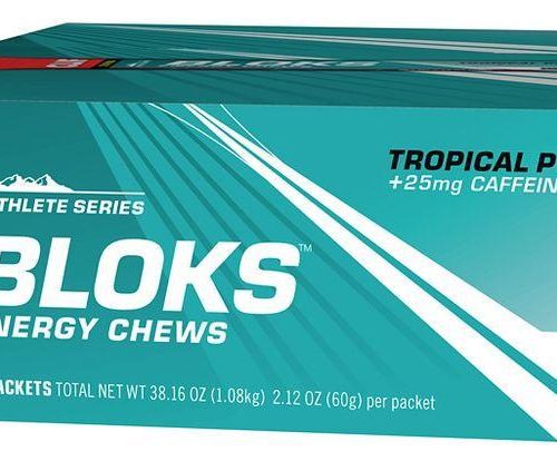 CLIF BLOKS Energy Chews CLIF Tropical Punch 2.12 Oz-18 Count 