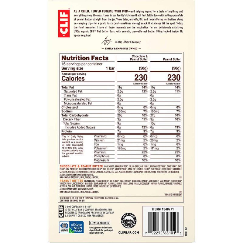 clif nut butter protein bar clif bar 858379