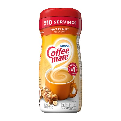 Coffee-mate Powder Creamer Nestle Hazelnut 15 Ounce 