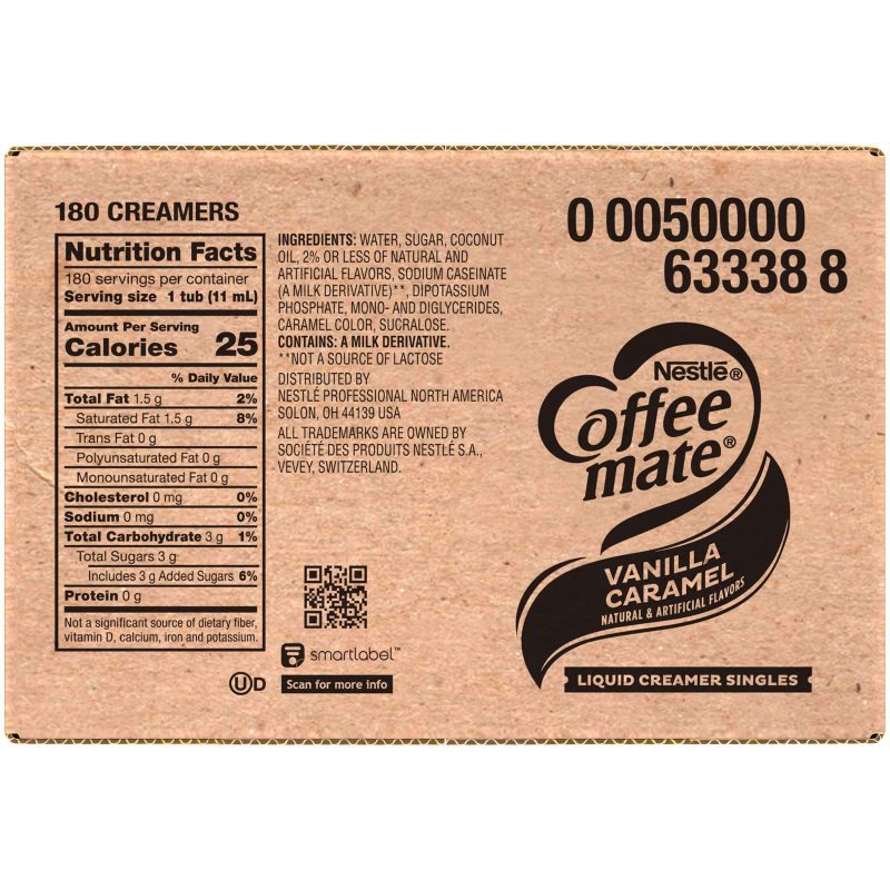 coffee mate single serve liquid creamer nestle 413871