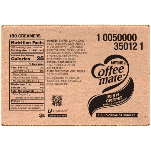 coffee mate single serve liquid creamer nestle 622153