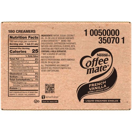 coffee mate single serve liquid creamer nestle 651042