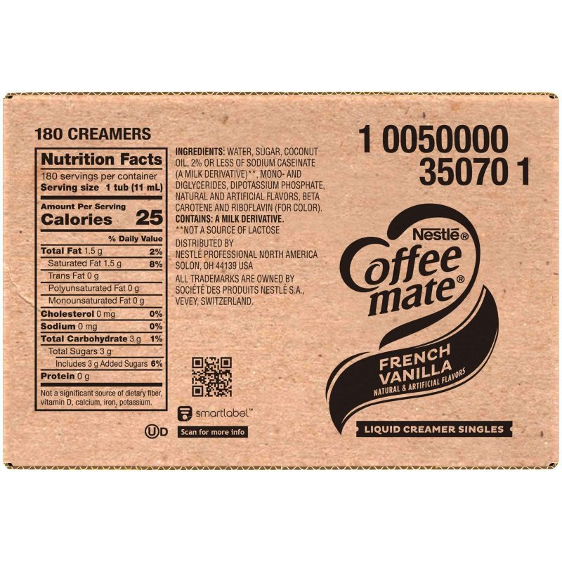 coffee mate single serve liquid creamer nestle 651042