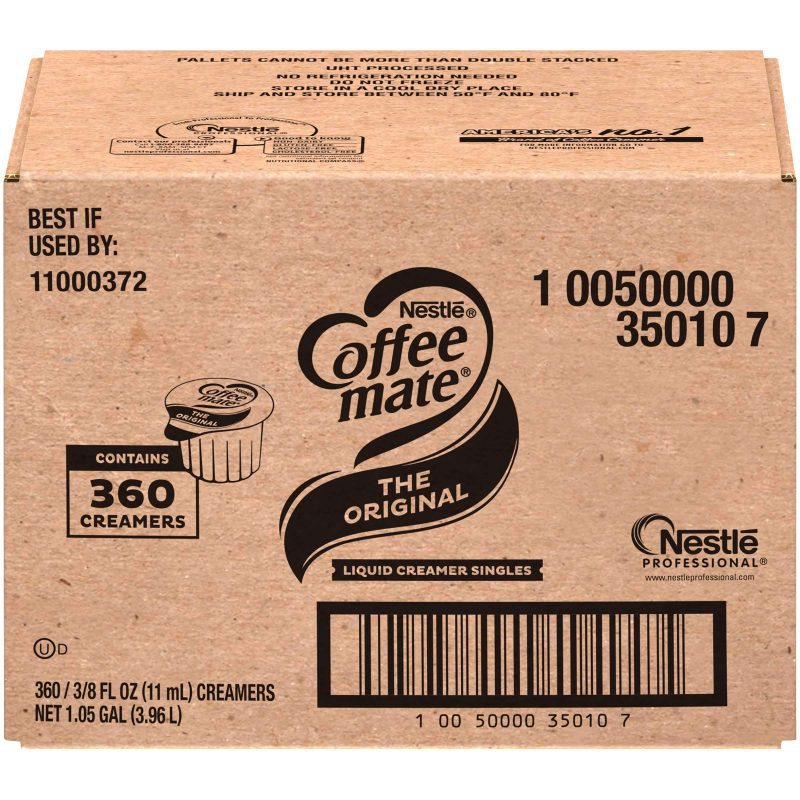 Coffee-Mate Single Serve Liquid Creamer Nestle The Original 360 Singles