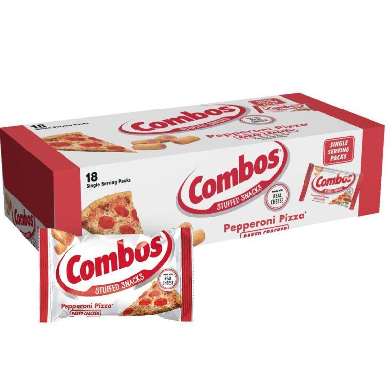 COMBOS Baked Snacks COMBOS Pepperoni Pizza Cracker 1.7 Oz-18 Count