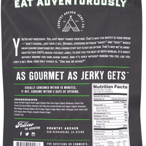 country archer beef jerky country archer 114018