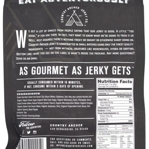 country archer beef jerky country archer 898003