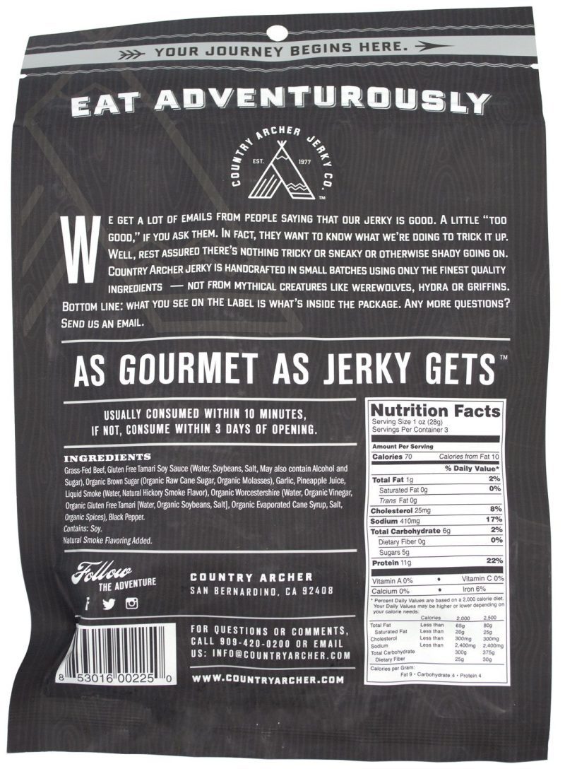 country archer beef jerky country archer 898003