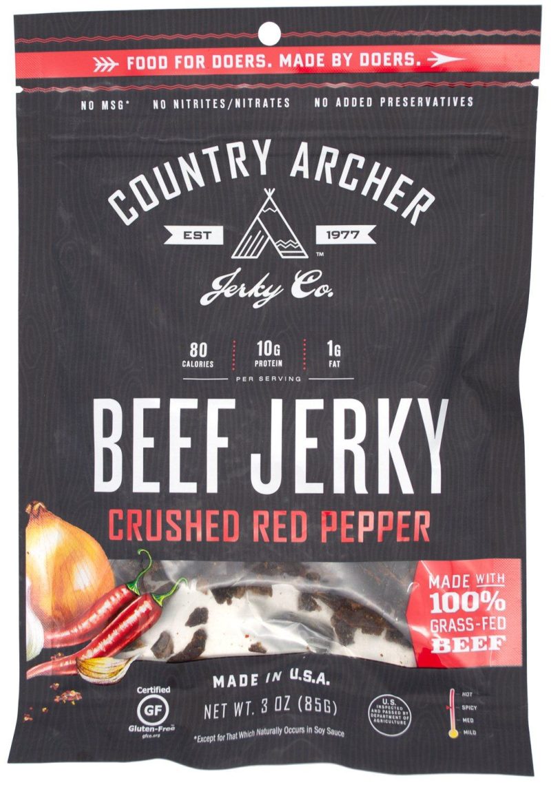 Country Archer Beef Jerky Country Archer Crushed Red Pepper 3 Ounce