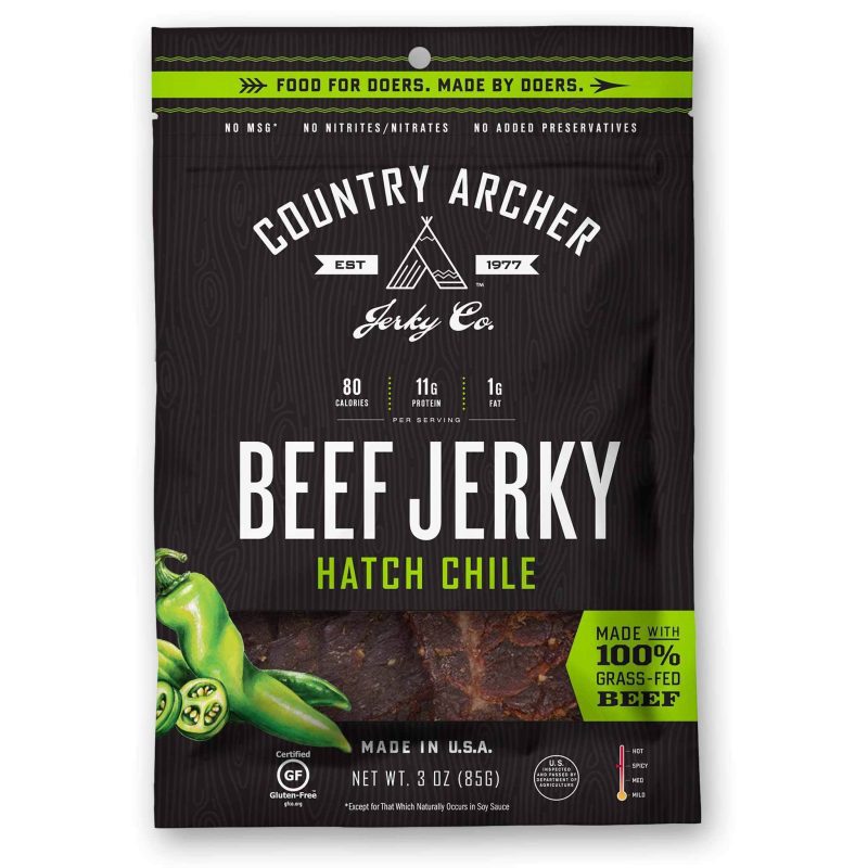 Country Archer Beef Jerky Country Archer Hatch Chile 3 Ounce