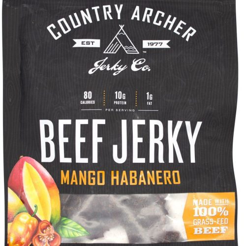 Country Archer Beef Jerky Country Archer Mango Habanero 3 Ounce 