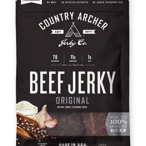 Country Archer Beef Jerky Country Archer Original 8 Ounce 