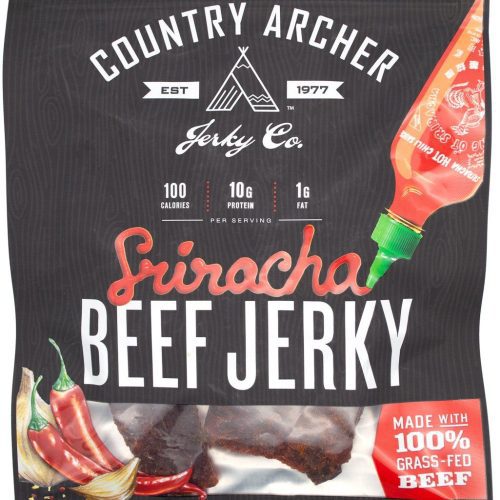 Country Archer Beef Jerky Country Archer Sriracha 3 Ounce 