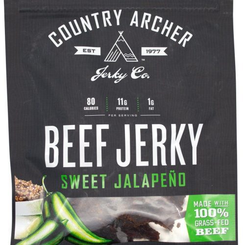 Country Archer Beef Jerky Country Archer Sweet Jalapeño 3 Ounce 