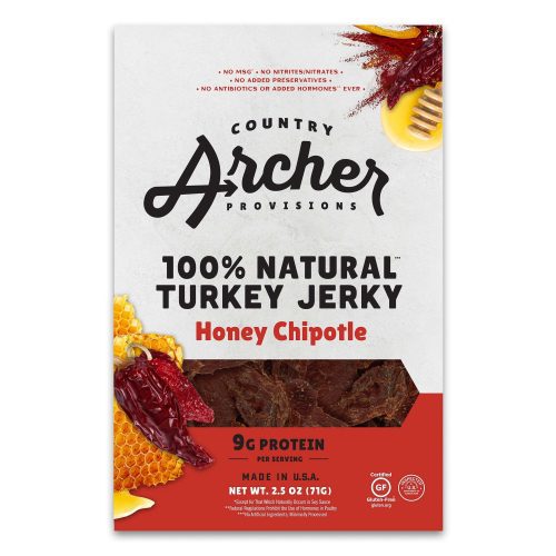 Country Archer Jerky Country Archer Turkey Jerky Honey Chipotle 2.25 Ounce