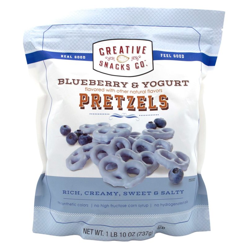 Creative Snacks Enrobed Pretzels Meltable Creative Snacks Blueberry Yogurt 26 Ounce