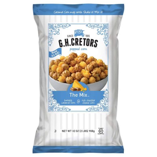 Cretors Hancrafted Small-Batch Popcorn G.H. Cretors Cheese & Caramel 32 Ounce 