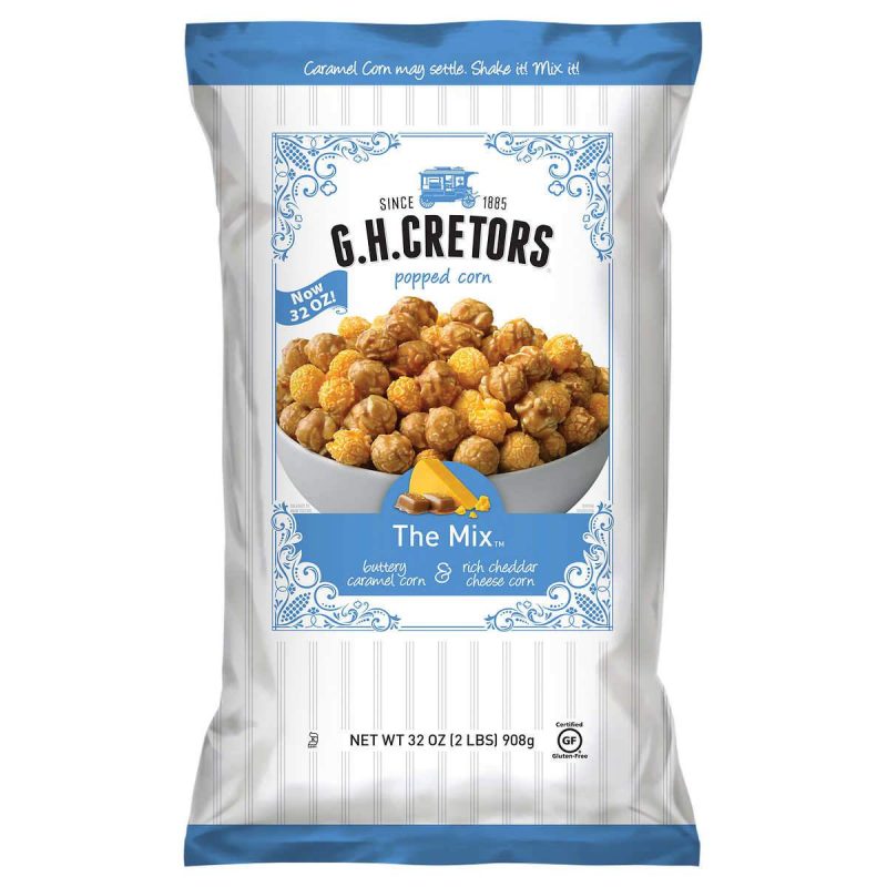 Cretors Hancrafted Small-Batch Popcorn G.H. Cretors Cheese & Caramel 32 Ounce