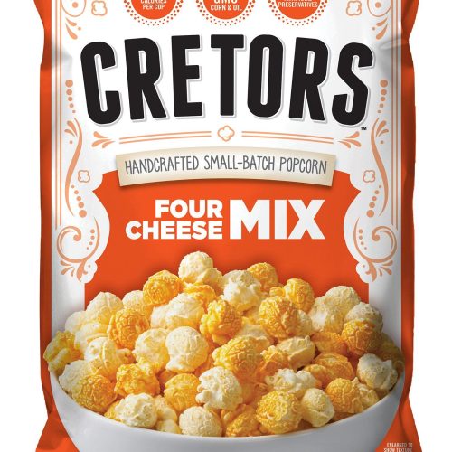 Cretors Hancrafted Small-Batch Popcorn G.H. Cretors Four Cheese 5 Ounce 