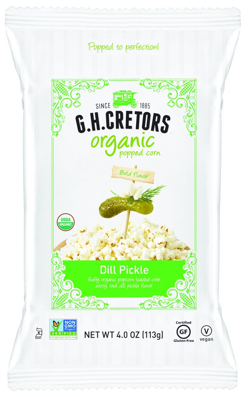 Cretors Hancrafted Small-Batch Popcorn G.H. Cretors Organic Dill Pickle 4 Ounce