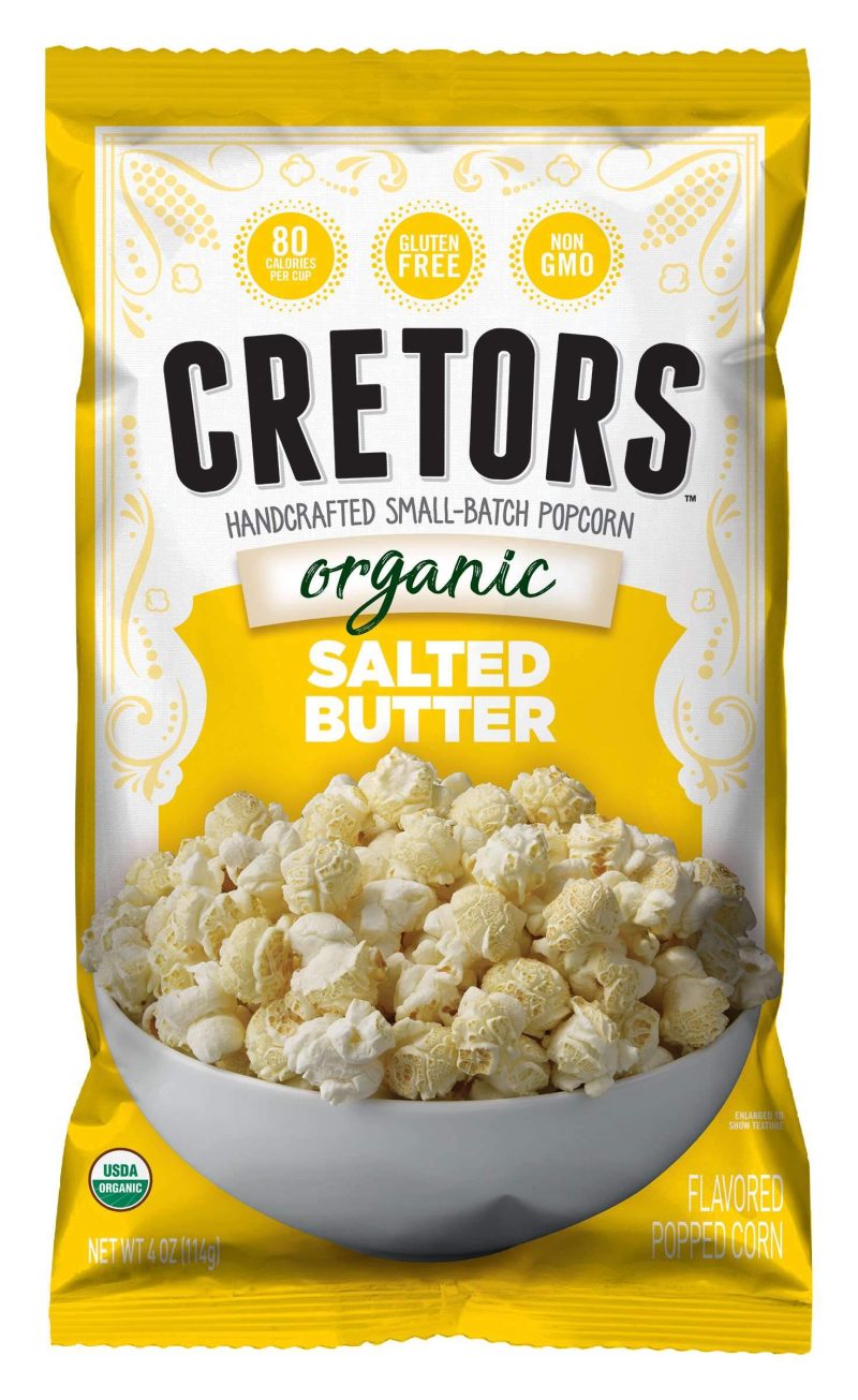 Cretors Hancrafted Small-Batch Popcorn G.H. Cretors Organic Salted Butter 4 Ounce