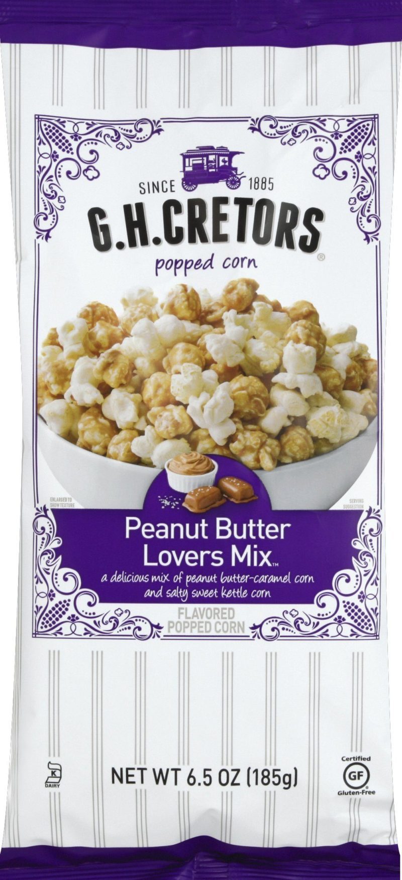 Cretors Hancrafted Small-Batch Popcorn G.H. Cretors Peanut Butter Kettle Mix 6.5 Ounce