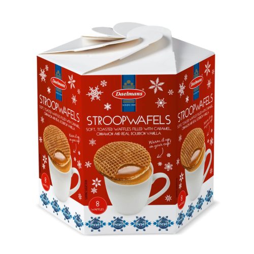 Daelmans Stroopwafels Daelmans Holiday 8 Count Hexa Box 