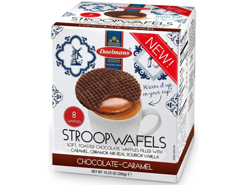 Daelmans Stroopwafels Daelmans Jumbo Chocolate 8 Count Cube Box