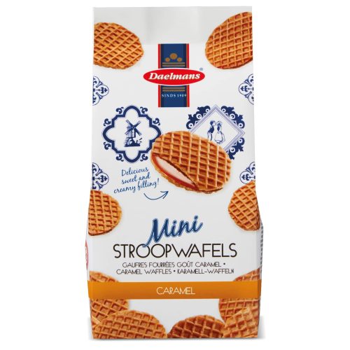 Daelmans Stroopwafels Daelmans Minis Caramel 7.04 Ounce Cello Bag 