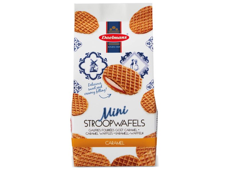 Daelmans Stroopwafels Daelmans Minis Caramel 7.04 Ounce Cello Bag