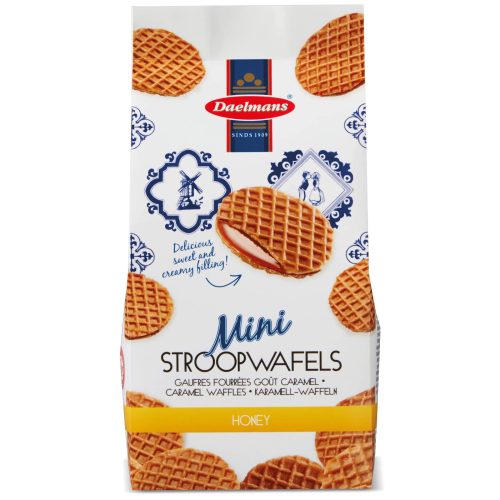 Daelmans Stroopwafels Daelmans Minis Honey 7.04 Ounce Cello Bag 