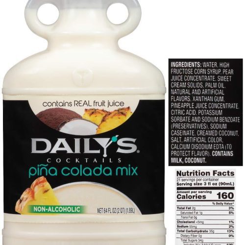 Daily's Cocktail Mix Daily's Piña Colada 64 Fluid Ounce 