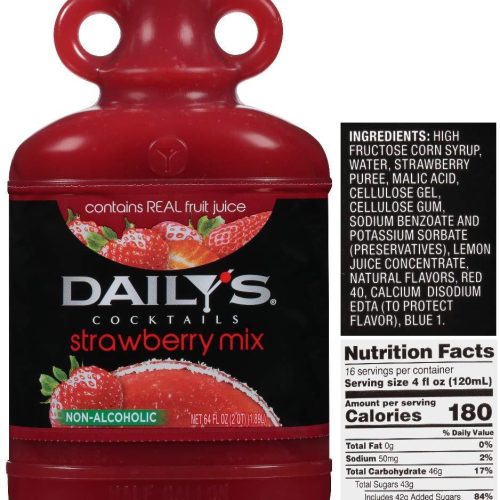 Daily's Cocktail Mix Daily's Strawberry 64 Fluid Ounce 