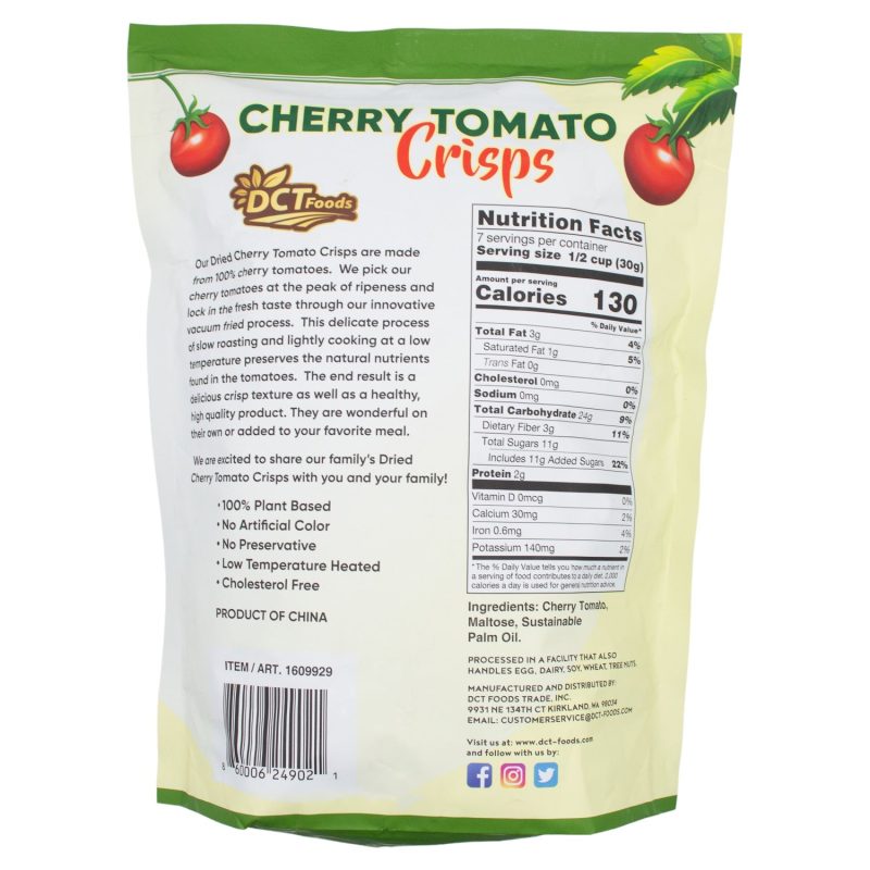 dct foods cherry tomato crisps dct foods 614491